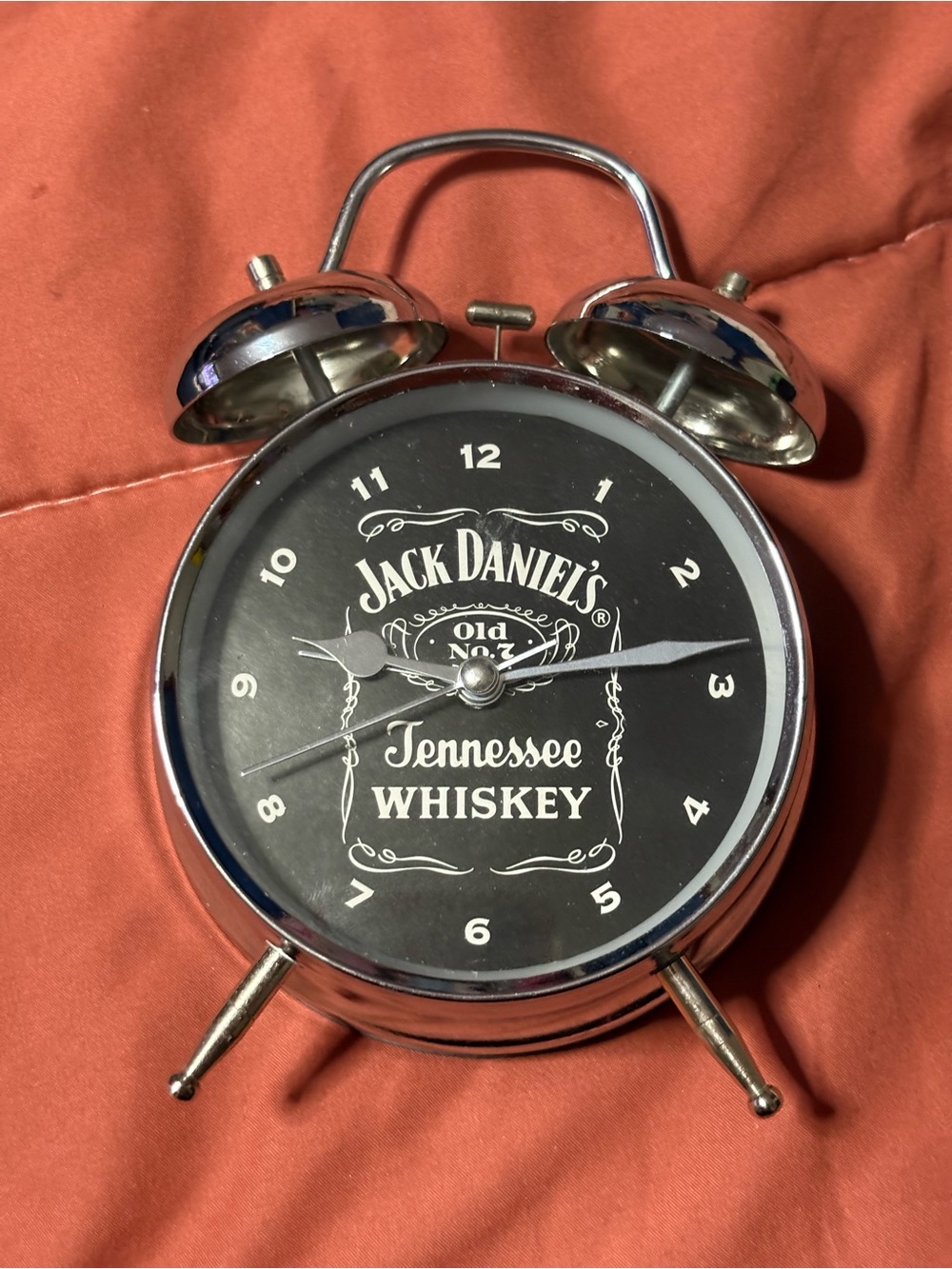 Jack Daniels Retro Twin-Bell table NON WORKING clock